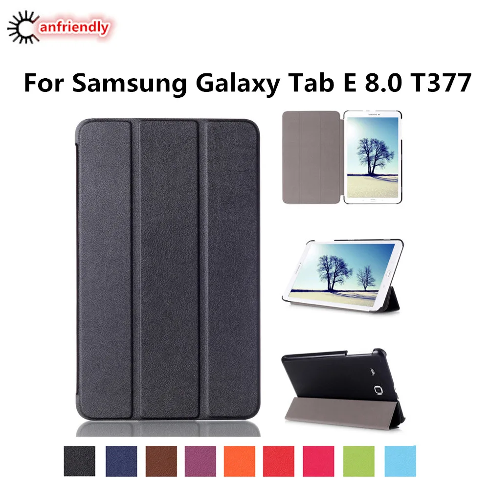 Чехол из искусственной кожи для Samsung Galaxy Tab E 8 0 дюйма T377A T377V T377R T377P чехол планшета