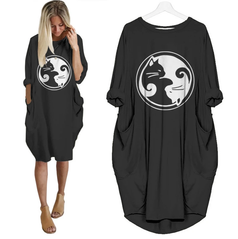 

2019 new Fashion T-Shirt for Women funny cat shirts gift for cat lover Tshirt Plus Size Tops Graphic Tees Women Off The Shoulder