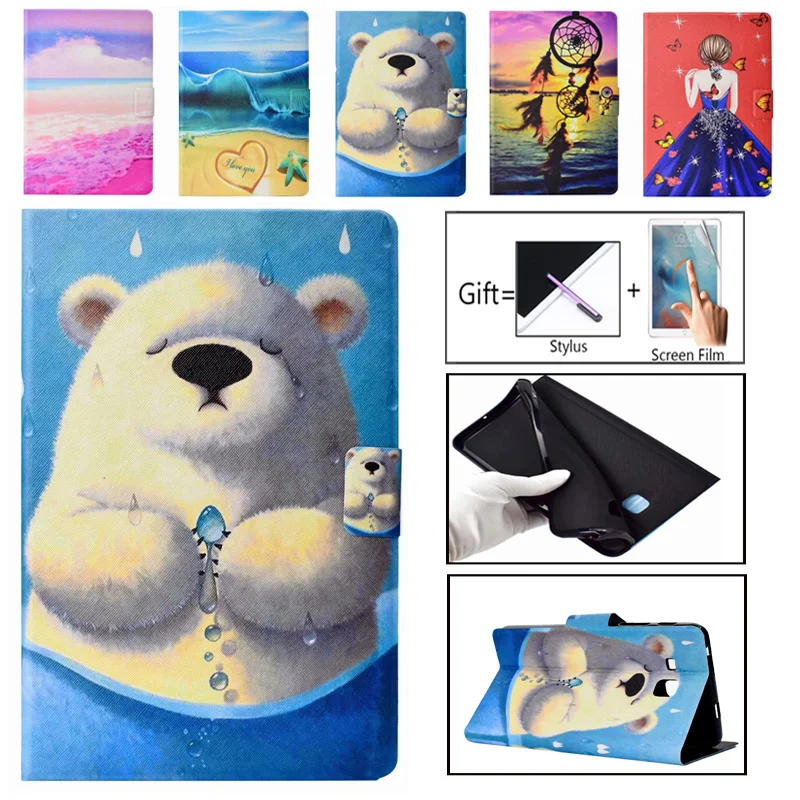 

2016 Tab A6 7.0 Case For Samsung Galaxy Tab A 7.0 T280 T285 SM-T280 SM-T285 Case Cover Tablet Fashion Painted Flip Funda Shell