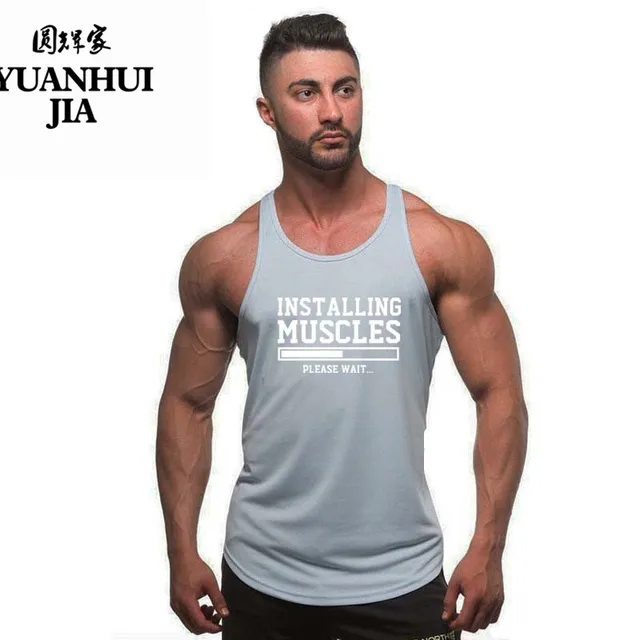 New Fashion Just Do It Vest Brand Clothing Hip Hop Letter Print Men Tank Top Short Sleeve Anime High Quality Fitness Tank Top