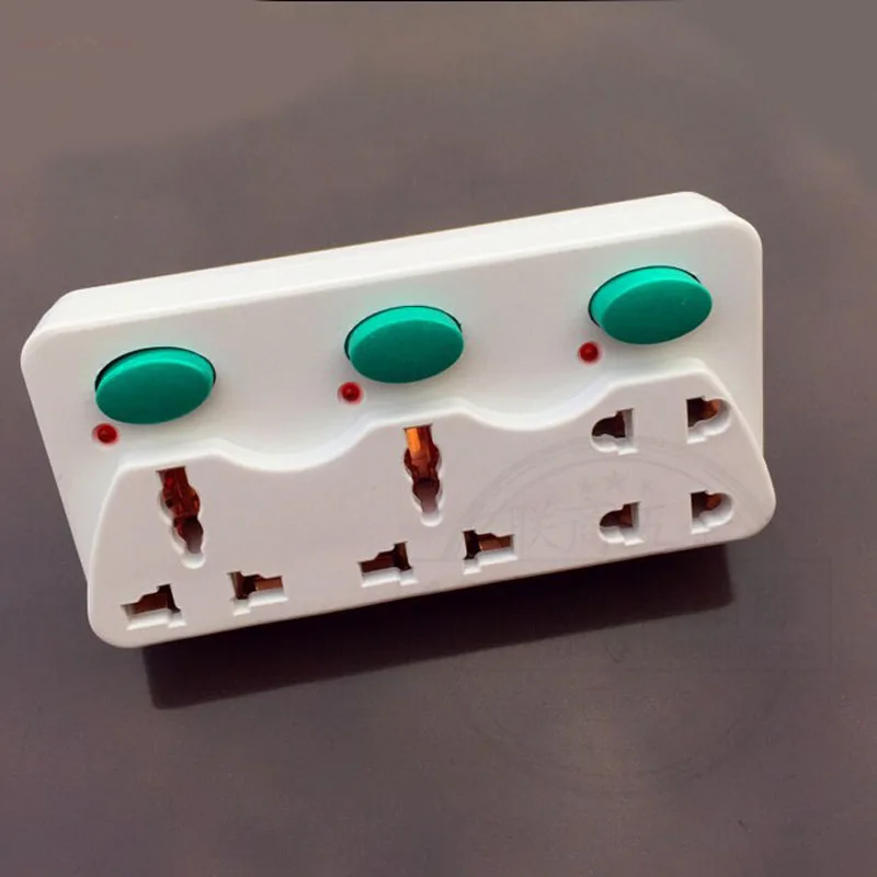 Wall Power Socket Electrical Socket Converter Plug Nine Holes Power