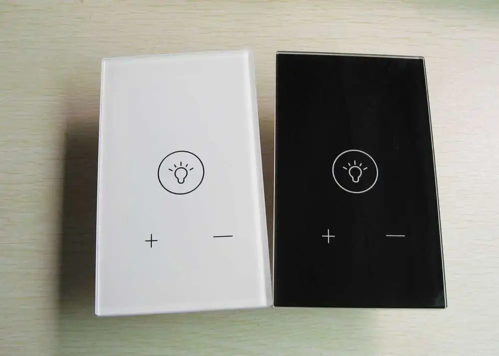 us tyle wall switch touch dimmer switch 1 way with led light switch panel