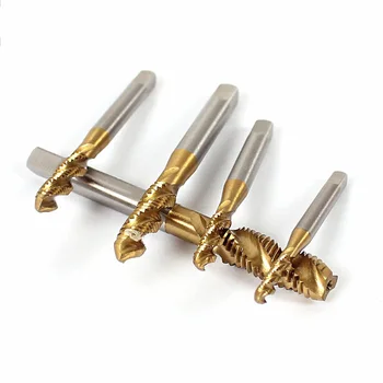 

5 pcs Mini M3 M4 M5 M6 M8 Drill Bits Spiral Pointed Taps Tapping Thread Forming Tap Drill Bits Metric Screw Tap Kit