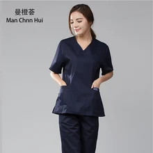 Европейский стиль, модный медицинский костюм для лаборатории, пальто для женщин, больничный скраб, Униформа, наборы, дизайн, облегающая, дышащая, мужская, медицинская форма