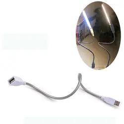 USB мужчин и женщин удлинитель светодиодный свет кабель адаптера вентилятора гибкий шланг металла Питание шнур 4 Медь core