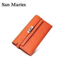 Супер подарок! Роскошный женский дизайнерский кошелек высокого качества от известного бренда, женские кошельки из натуральной кожи, женские кошельки