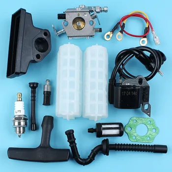 

Carburetor Ignition Coil Air Fuel Oil Filter Line Hose Kit For STIHL MS250 MS230 MS210 021 023 025 Chainsaw w/ Starter Grip