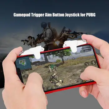 

2Pcs Mobile Game Controller Gamepad Trigger Aim Button Joystick For Pubg