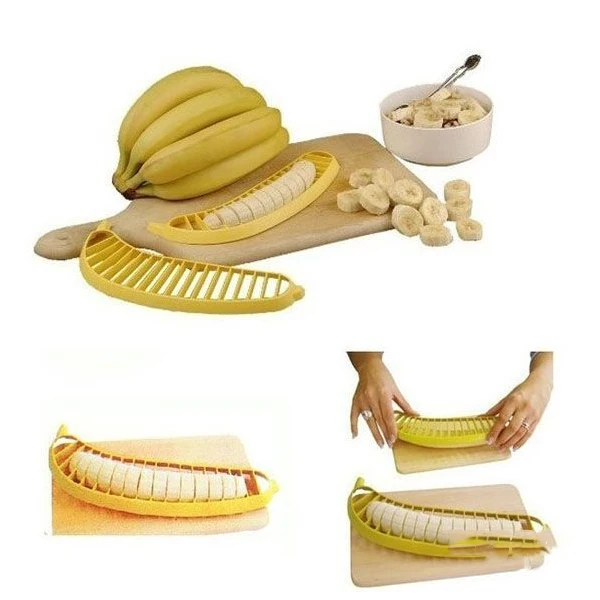 SaveTop Banana Slicer Cutter Chopper Fruit Salad Sundaes | Дом и сад