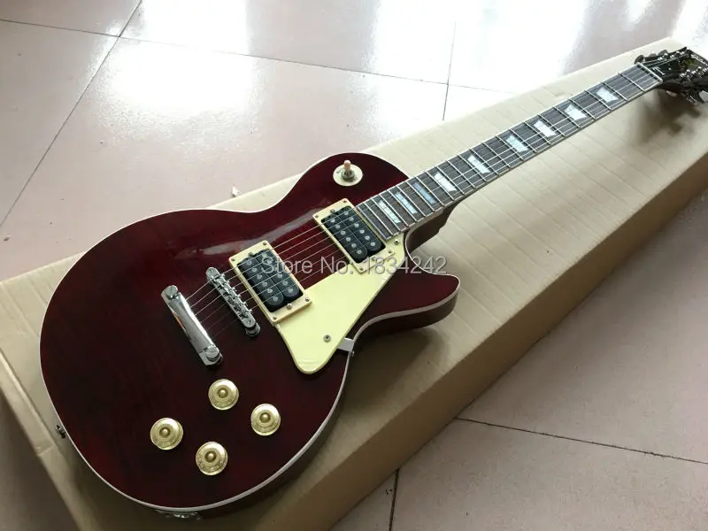 New arrival Custom shop Slash Signature Rosso Corsa electric guitar,red tiger flame Slash LP guitar Free shipping