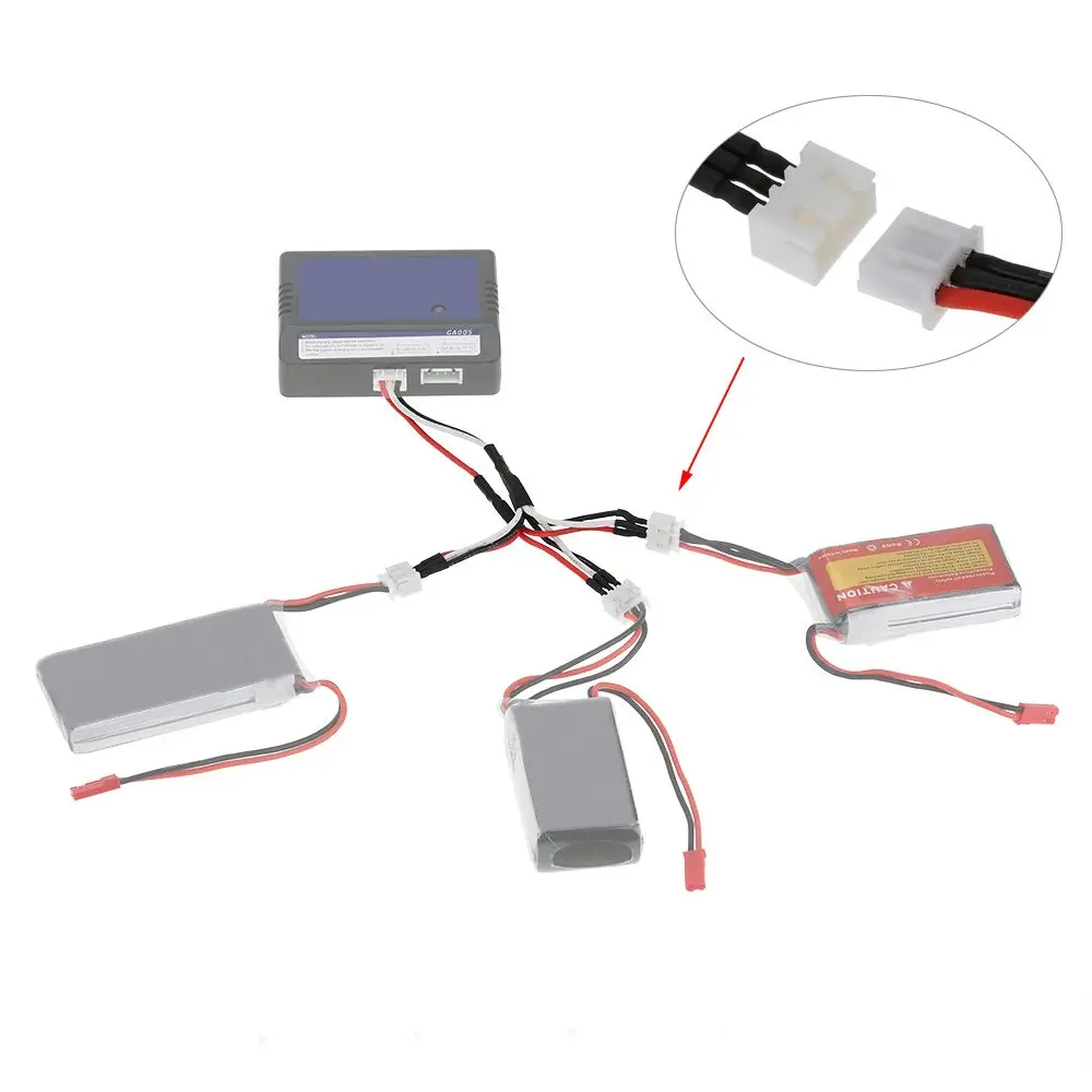 SYMA X8C X8W X8G MJX X600 X101 V666 RC Дрон Li po зарядное устройство штекер мульти выход 7 4 В кабель