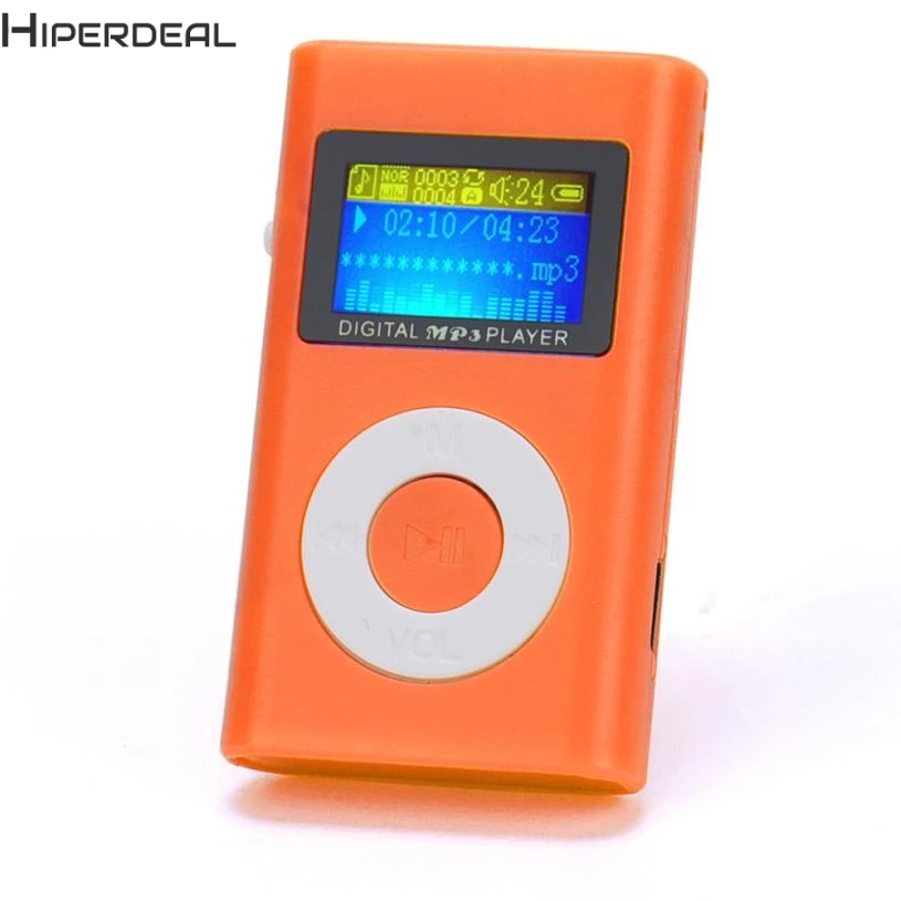 Музыкальный плеер HIPERDEAL USB мини mp3 ЖК экран поддержка 32 ГБ Micro SD TF карты красные