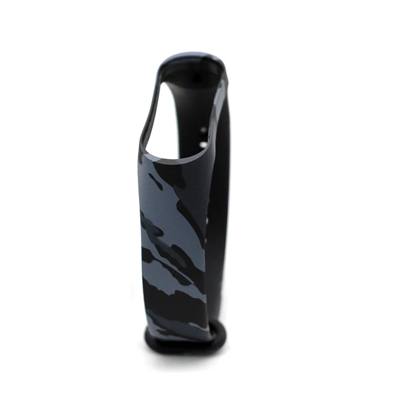 Для Xiaomi Mi Band 4 умный Браслет сменный силиконовый браслет аксессуары для смарт-браслета Камуфляжный браслет - Цвет: Camouflage black