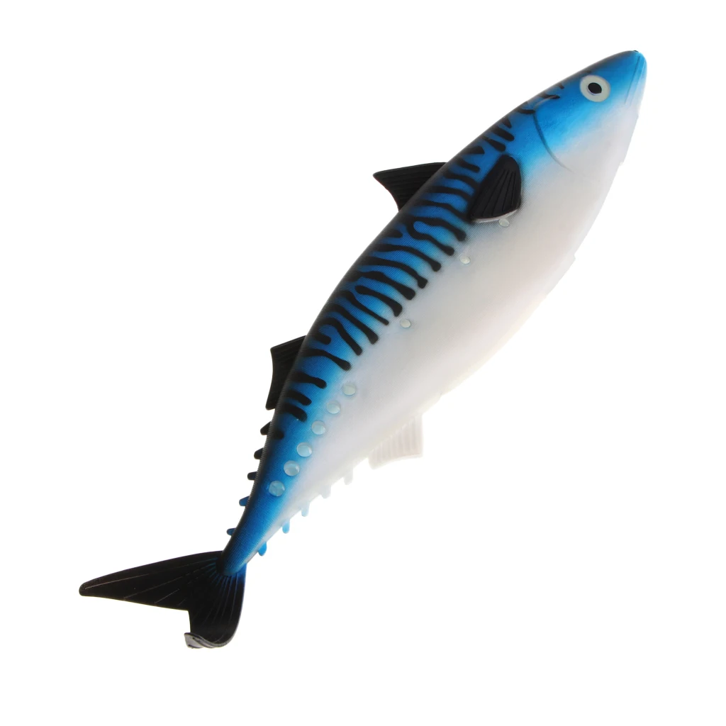 MagiDeal Sea Fishing Lure Big Size Silicone Soft Bass Bait Hollow Body for Put Sinker for deep Rack Water/Sea /Boat Fishing