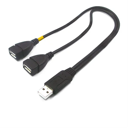 Удлинитель интерфейса USB2.0 с одной точкой и двумя разъемами кабель адаптера