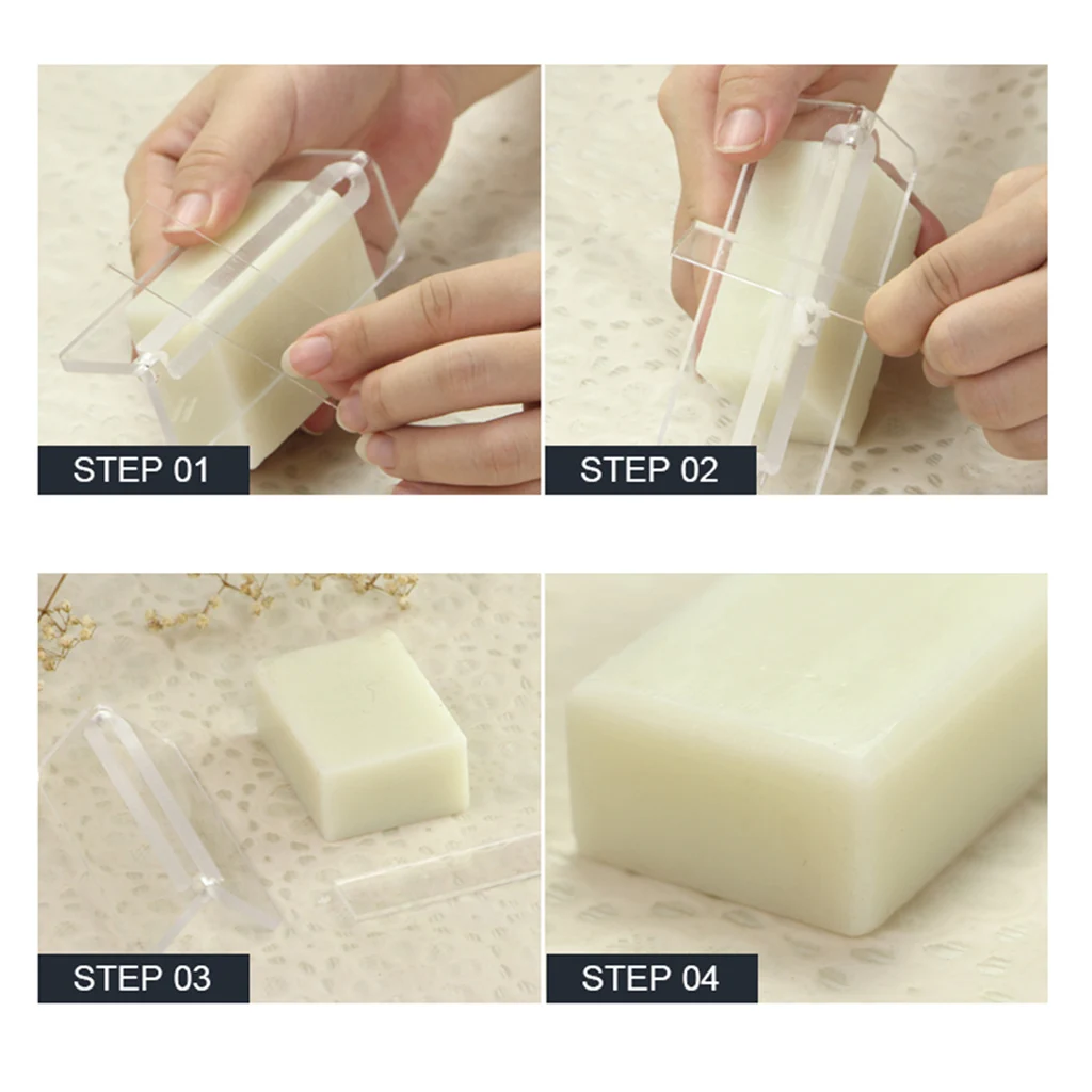 2 Pieces Acrylic Handmade Soap Beveler Planer Soap Edger Candle Trimmer DIY Soap Making Tools - high transparent easy using