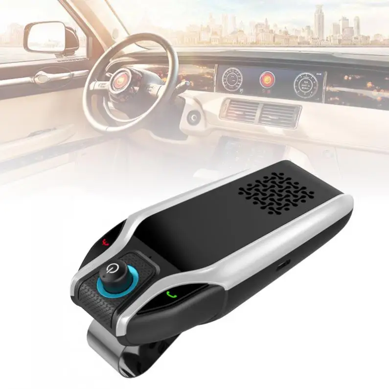 12V Dual-USB Sun Visor Universal Car Bluetooth FM Transmitter Handsfree Car Kit Car Audio MP3 Player Support Charger AUX 12V Dual-USB Sun Visor Universal Car Bluetooth FM Transmitter Handsfree Car Kit Car Audio MP3 Player Support Charger AUX