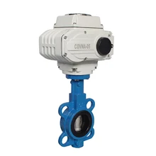 Вафли Тип 2,5 дюймовый чугунный моторный Дроссельный клапан вкл/выкл Тип опорная шайба из этилен-пропиленового каучука диск из нержавеющей стали