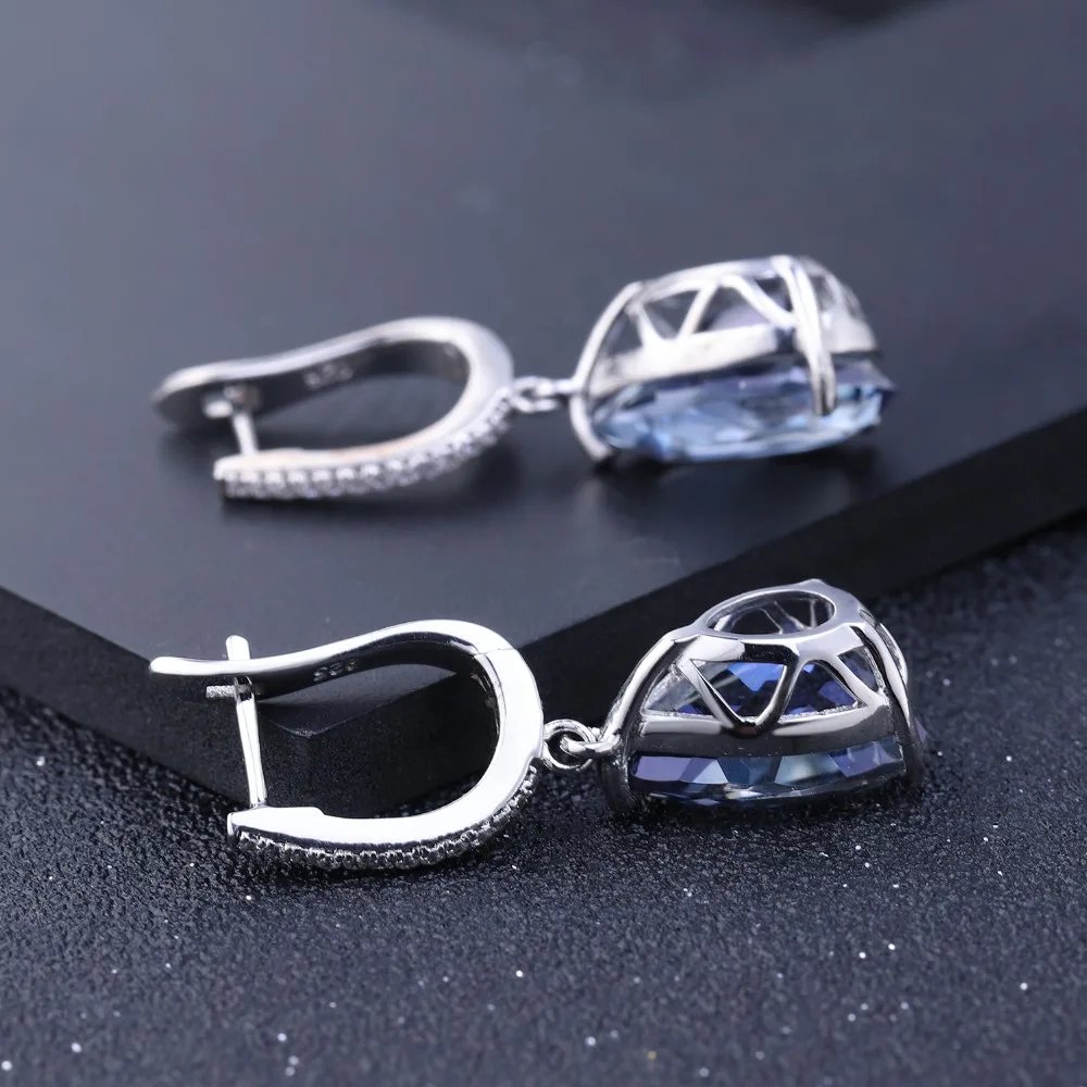 GEM'S BALLET 10.44Ct натуральный Iolite голубой цвет мистический кварцевый камень 925 тонкие