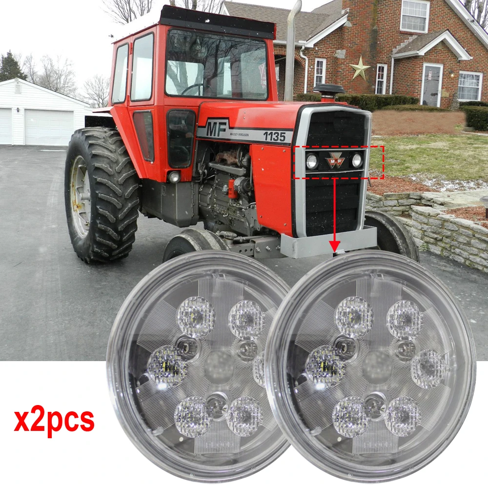 par36 led traktor isiklari 4 5 yuvarlak par 36 led camurluk davlumbaz kabin isiklari 12 v 24 v muhurlu isin uyar john deere case jcb x2pcs light bar work light aliexpress