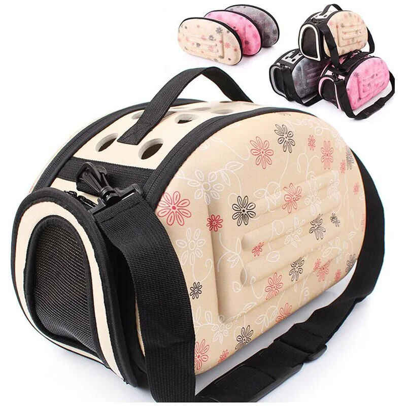Foldable Pet Transport Box Dog Carry Bag for Cat Travel Space Capsule