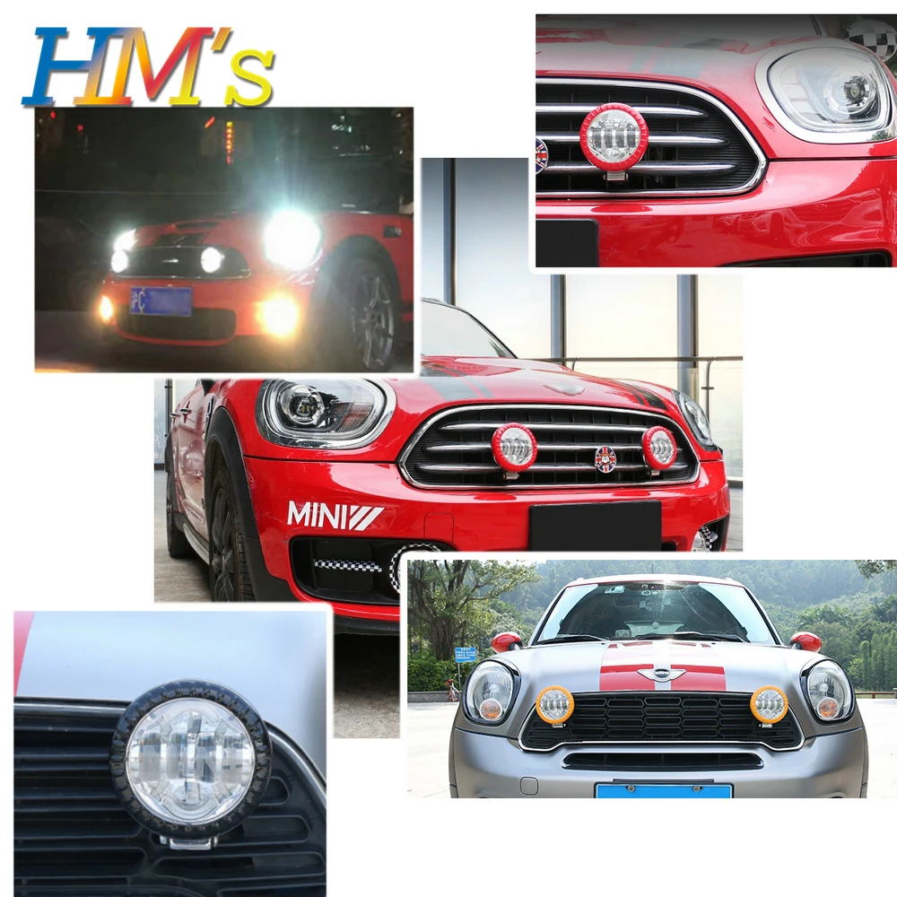 Дневные ходовые огни Противотуманные фары для MINI Cooper F56 F55 DRL для мини автомобиля светодиодный фонарь бампера для мини F56 F55 аксессуары