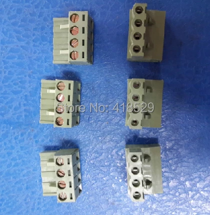 

20pair Phoenix Blocks Connector PCB terminals 4Pin Male & Female