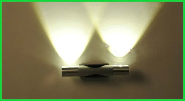 6W Led wall lamp 2x3W chip spot led light modern home decoration 360 rotation AC85-265V | Лампы и освещение