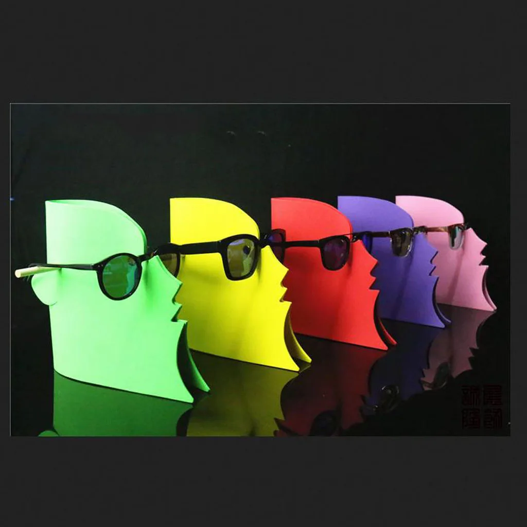 

EVA Figure Man Head Sunglasses Glasses Spectacles Retail Shop Display Stand Holder Rack Case Organizer