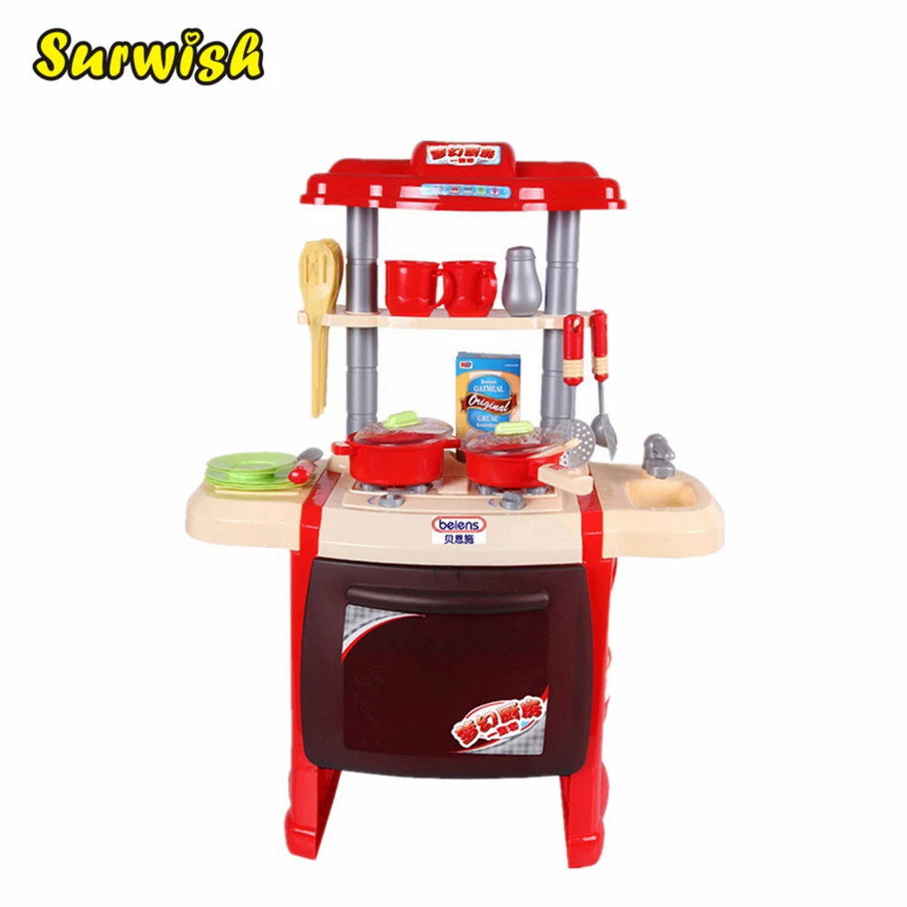 

Surwish Children Cooking Play Kitchen Toys Pretend & Play Baby Kids Home Educational Toy