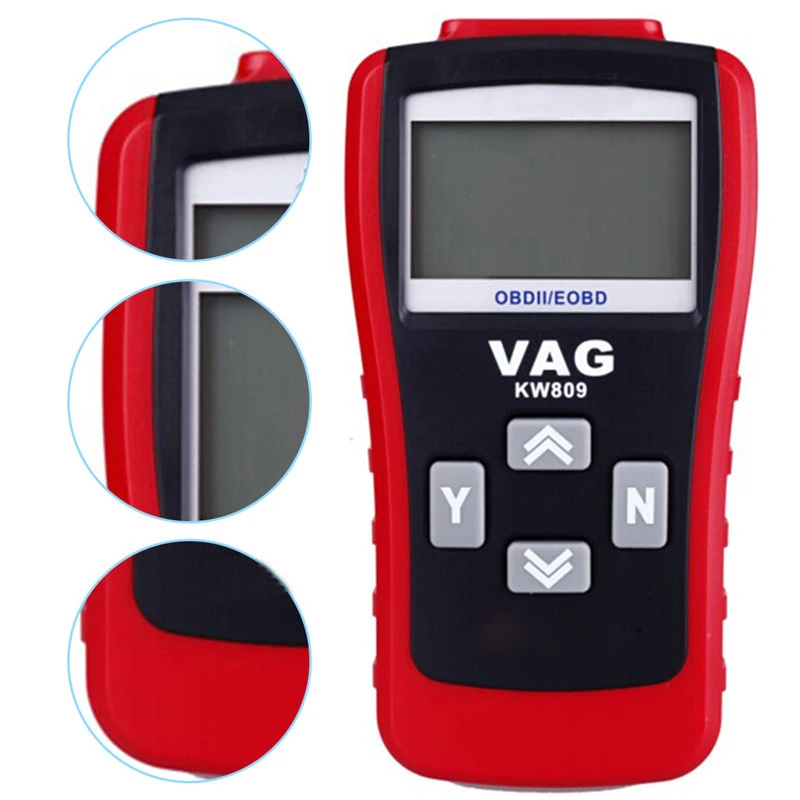 KW809 Multifunction Scanner OBD2 / EOBD Code Card Reader Reading