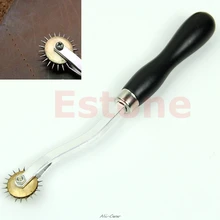 1 шт. оверстежка колесо кожа швейный стежок расстояние бумаги ремесло инструмент рулетка 4 мм