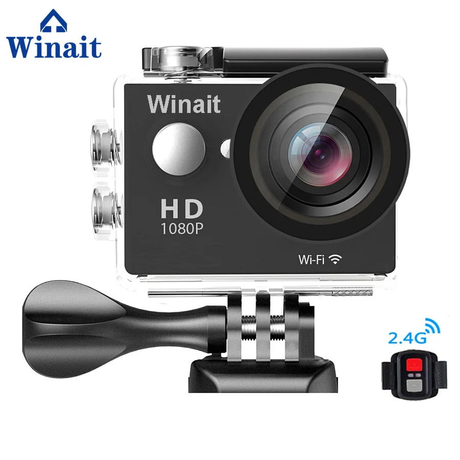 Winait Full HD 1080 P водонепроницаемый экшн-камеры, Mini Wi-Fi Цифровая видеокамера Mini DV