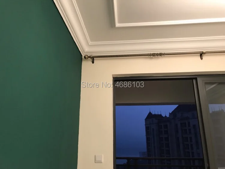 Высококачественная штора из нержавеющей стали диаметром 19 мм двойные занавески и аксессуары для спальни/Кабинета/гостиной