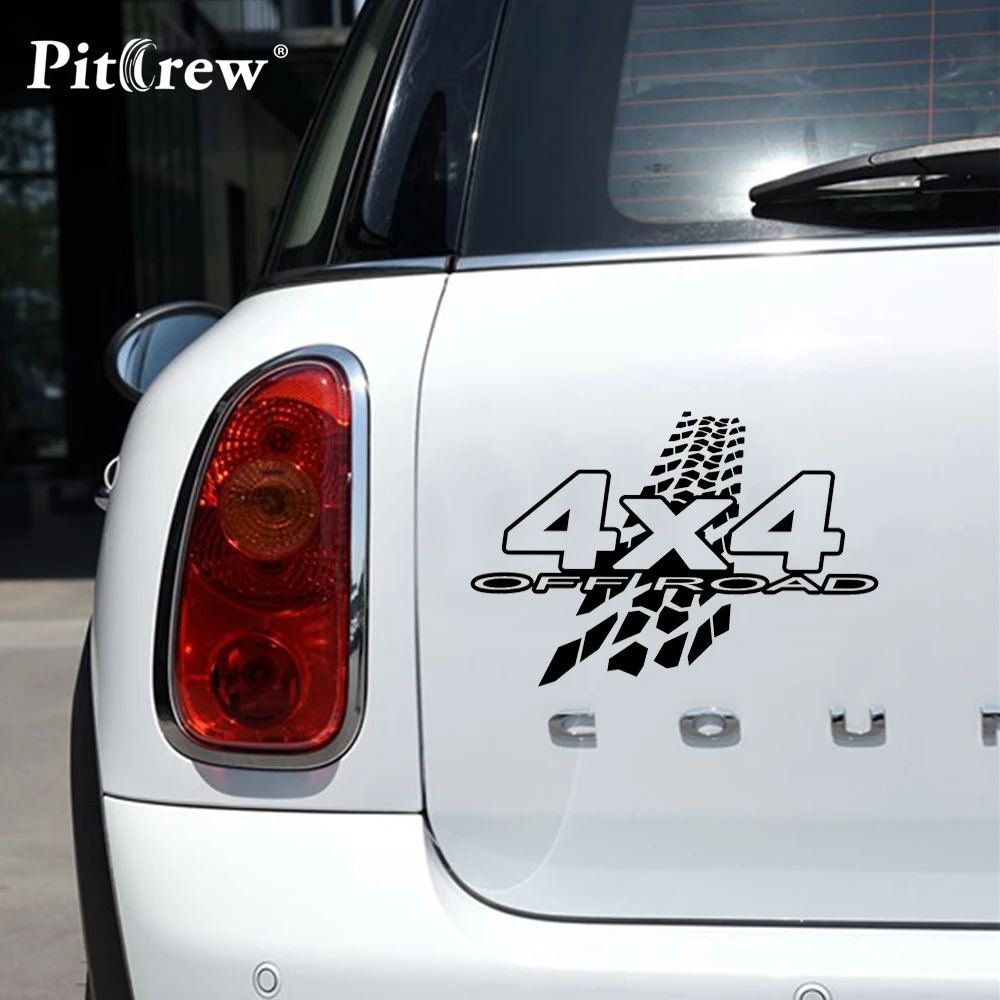 

1PC 20*13.6cm 4X4 OFF-ROAD Car Stickers Reflective Vinyl Car Styling Waterproof Motorcycle Car Body Car Accessories