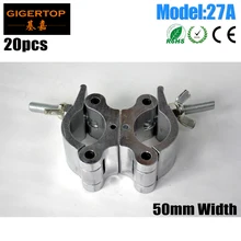 20 XLOT 50 мм ширина Двойное кольцо зажим для сценического освещения удерживающее освещение приспособление ферменная защелка крюк двойной крепкий браслет