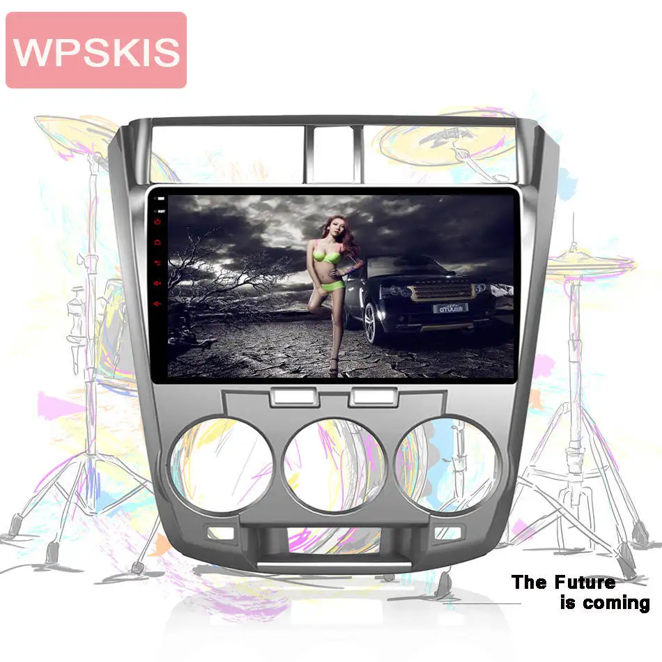 Perfect 10.1" Android 9.0 Car GPS Player for Honda City with 2009 2010 2011 2012 4G+64G Octa Core Stereo Auto Multimedia Tape Recorder 2