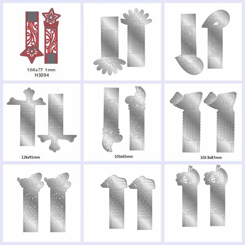 

2pcs Layers Wraparound Wedding Metal Cutting Dies Stencil For Scrapbooking Embossing DIY Paper Card album Handcrafts 2019