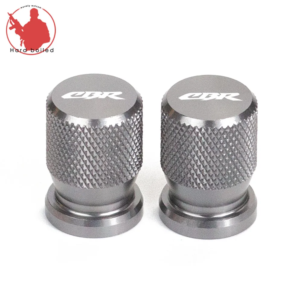 FOR HONDA CBR Motorcycle Accessorie Wheel Tire Valve caps CNC Aluminum Airtight Covers  2017 2018  (1)