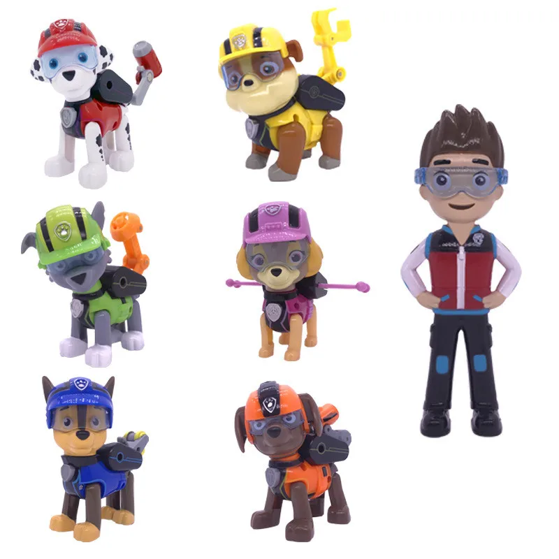Paw patrol Dog Anime Toys Figurine Plastic Toy Action Figure model patrulla canina toys Children Gifts