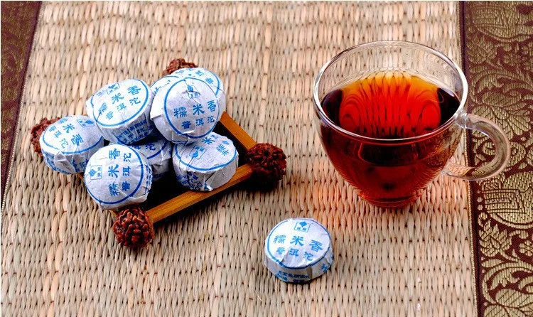  C-PE045 Promotion Top Quality Chinese yunnan puer tea pu er tuocha cooked puerh tea pu'er for lose weight Organic Green Food 