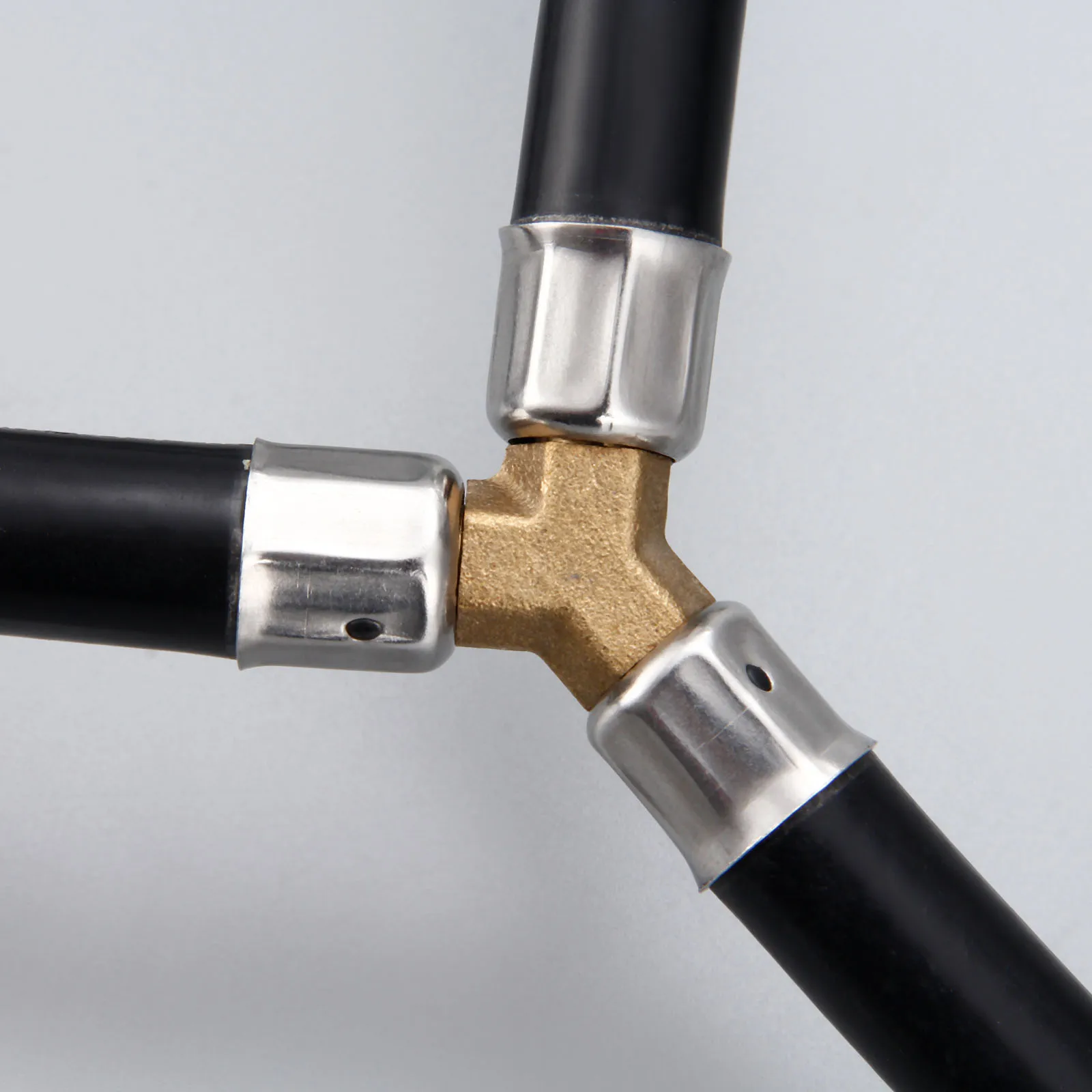 3/8inch Flare Gas Grill Connection Pipe Y Splitter Assemly Parts Inlet Pipe For BBQ stove