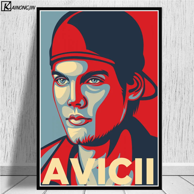 Avicii плакат DJ МУЗЫКА певица звезда Легенда плакаты и принты Холст Живопись стены Искусство картина для гостиной домашний декор - Цвет: 008