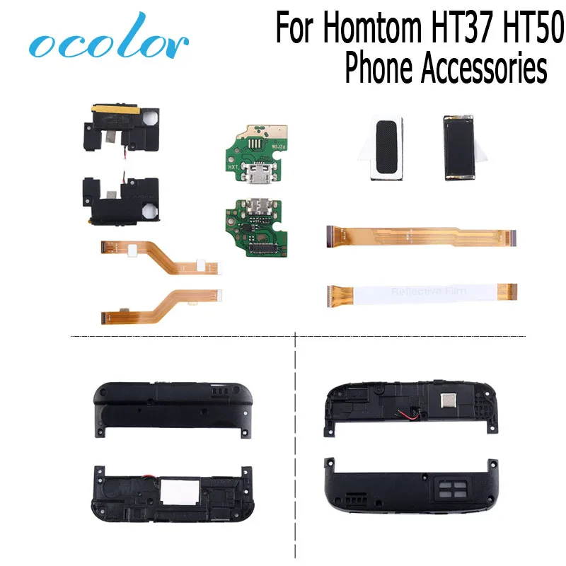 Ocolor для HOMTOM HT37 HT50 USB разъем плата зарядки материнская громкий динамик наушник