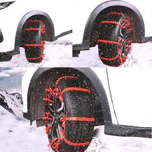 Chaînes de neige chaîne d'urgence | Universels, pneus d'hiver, roues chaîne d'urgence pour voiture camion SUV MPV véhicule Auto chaînes antidérapantes accessoires de voiture 1 pièce