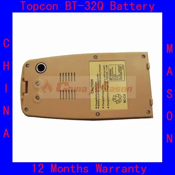 

High quality BT-32Q Battery for Topcon Total Station, 2 Pin Battery