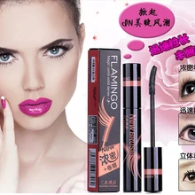 Оптом и в розницу Фламинго НОВАЯ щетка Волшебная расческа одноцветная плотная тушь для ресниц завитые ресницы