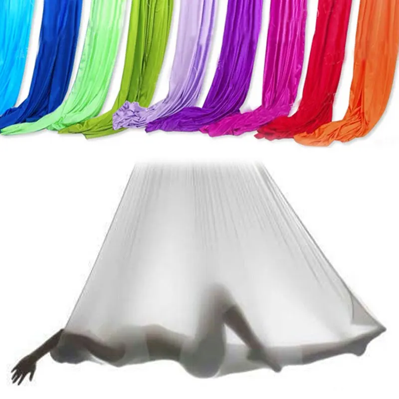 

900kg Bearing 2.8m*1m Length Yoga Flying Swing Hammock Anti-Gravity Elastic Yoga Aerial Inversion Swing Sling Strap Prop