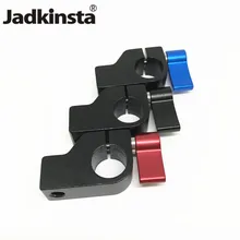 Jadkinsta 1/" резьба 15 мм стержень DSLR Rig поддержка рельсовой системы следование Волшебной руки монитор Rig крепление рейки блок штанги зажим Rig