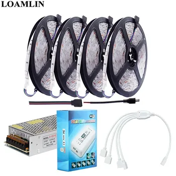 

5M 10M 15M 20M 5050 30Leds/m RGB Led Strip Flexible Light RGB WIFI Led Controller DC12V Led Transformer Adapter Kit